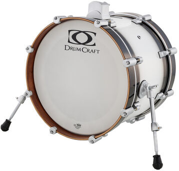 DrumCraft "Series 6 18"x14" Bass Drum SWB" Scottish White Burst