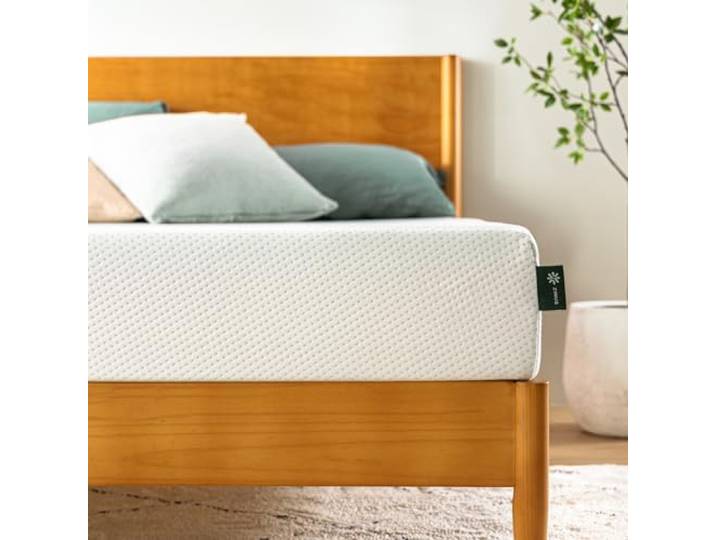 Zinus Matratze aus Schaumstoff, Memory Foam, Weiß, Single