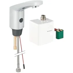 Geberit Typ 185 Infrarot-Waschtischarmatur 116335211 Generator, ohne Mischer, hochglanz-verchromt