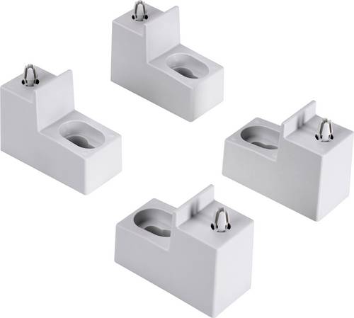 Fibox WMKQ50S Wandhalterung Lichtgrau (RAL 7035) 1 Set