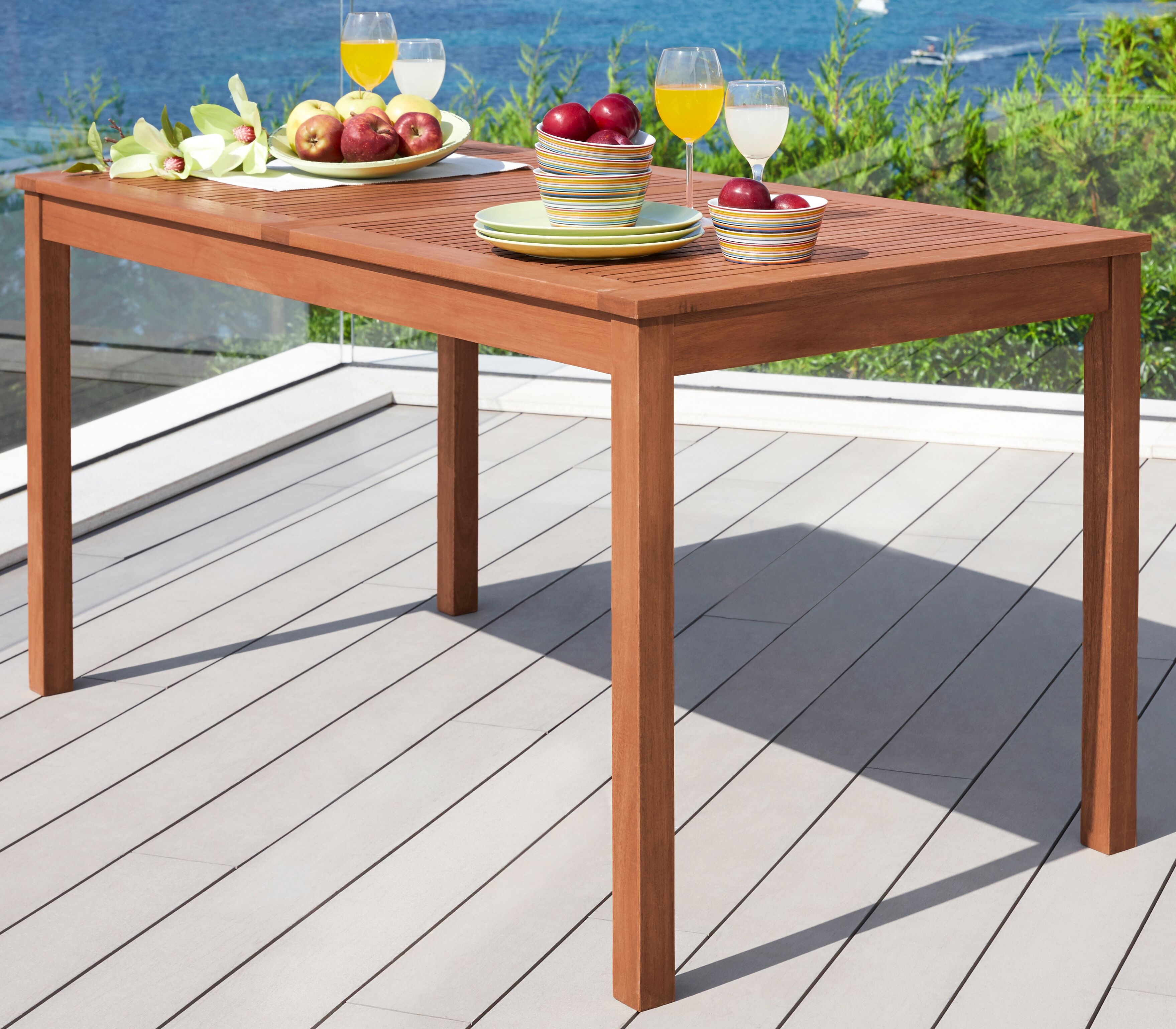 Gartentisch MERXX "Montana", braun, B:80cm H:76cm T:150cm, Tische, Gartentisch