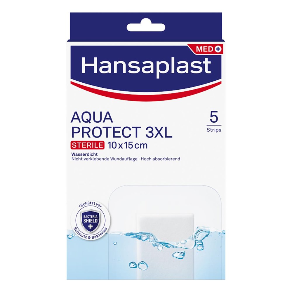 Beiersdorf AG Hansaplast Aqua Protect Wundverband steril 10x15 cm 17268534