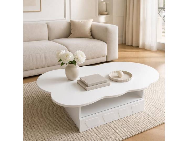 Table basse - Zephmum - nuage tiroirs rangements