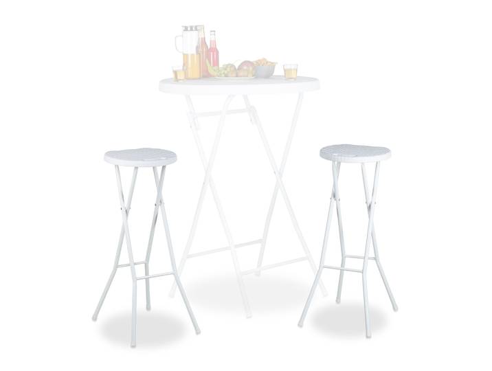 Barhocker klappbar BASTIAN Weiss