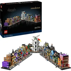 LEGO Harry Potter™ 76444 Die Zauberläden der Winkelgasse™ Bausatz, Mehrfarbig