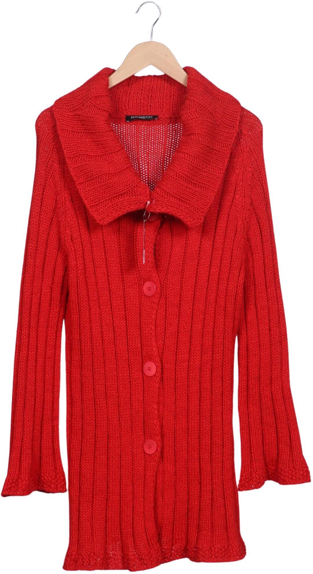 Fadenmeister Berlin Damen Strickjacke, Rot, Gr. M, kein / Etikett - Second Hand