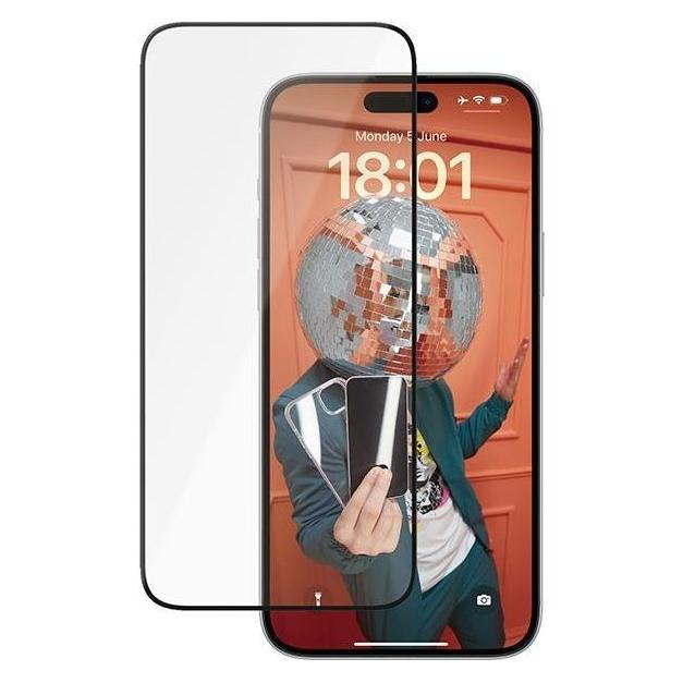 PanzerGlass Ceramic Protection for iPhone 15 Plus | Ultra-Wide Fit m. EasyAlignerr (1 Stk., Apple iPhone 15 Plus) (2839)