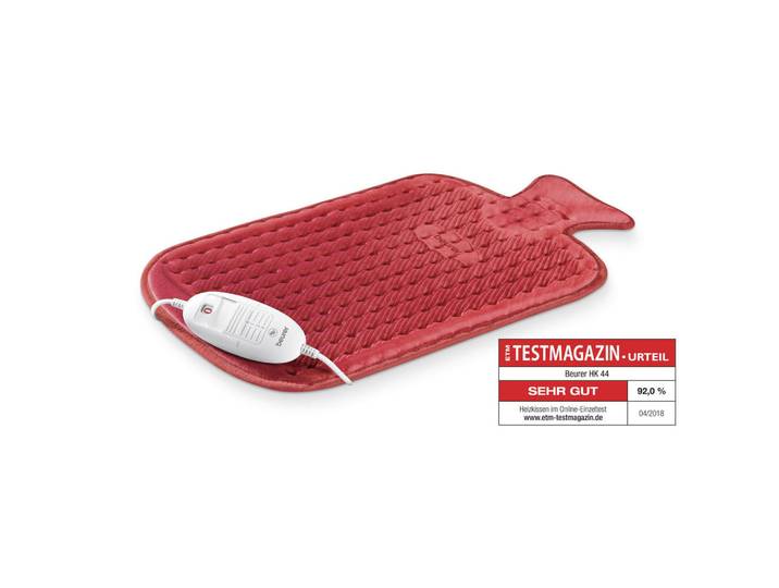 Beurer Heizkissen, Rot, 5.6x28x37.8 cm, Oeko-Tex® Standard 100, Freizeit & Co, Wellness & Gesundheit, Heizkissen & Heizdecken