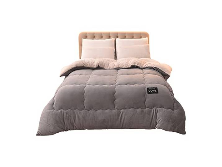 Ergocar Extra Dicke Flauschige Doppelgesicht Decke - Weich und Warm Plüsch Sherpa Flanell für Couch, Stuhl und Bett