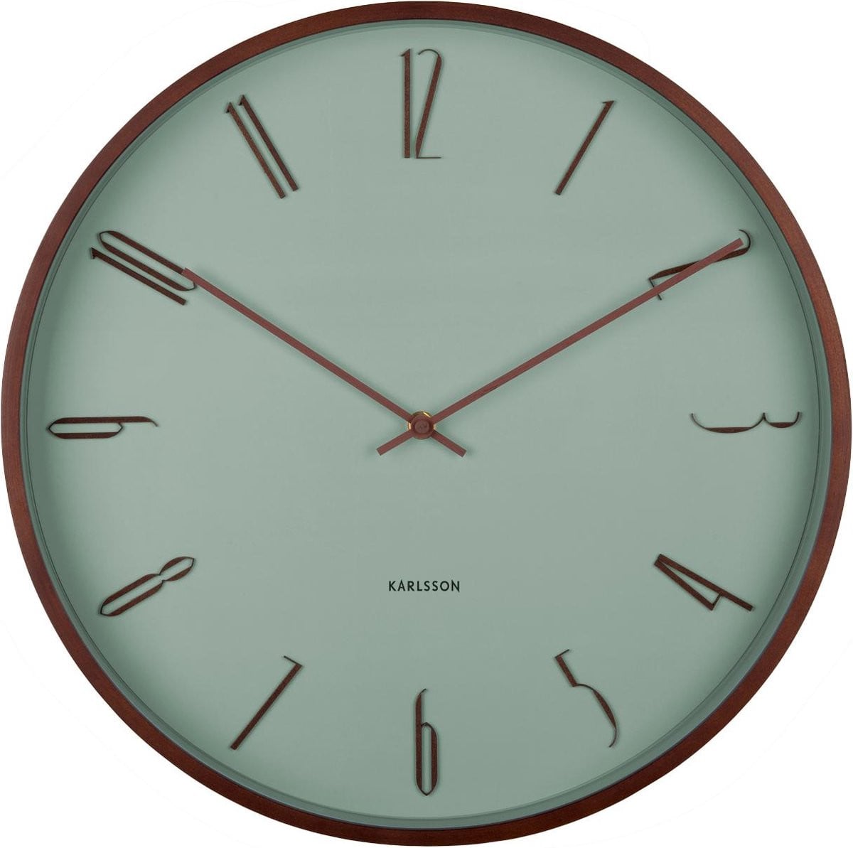 Karlsson Wandklok Scandia Groen Analoog Ø40cm