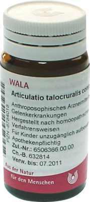 WALA Heilmittel GmbH ARTICULATIO talocruralis comp.Globuli 20 g 08784018