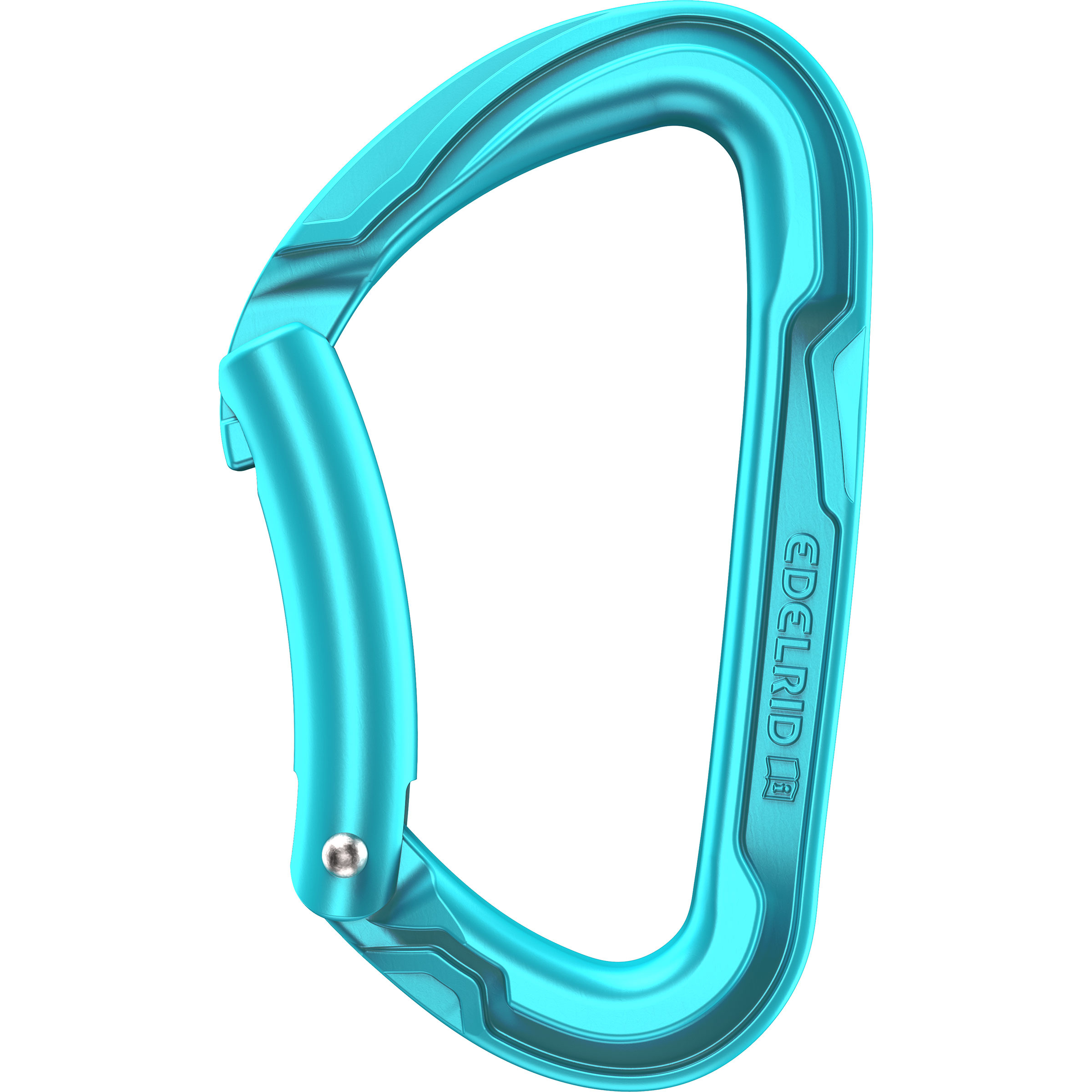Edelrid Pure Bent Karabiner Karabiner tuerkis Größe 000 Alpinklettern | Sportklettern