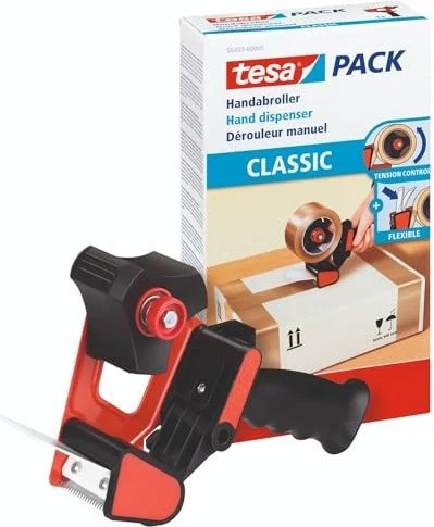 tesa pack Handabroller Classic für Verpackungsklebeband
