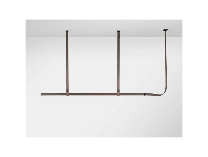 Belt Pendelleuchte Olivengrau Textil - FLOS - Wohnzimmer - Stoff / Textil