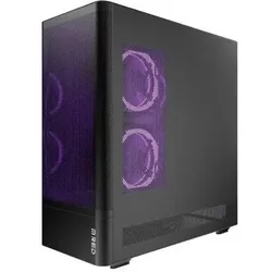 MRed BlackBird ARGB - MT/Sans Alim/ATX (ATX), PC Gehäuse, Schwarz