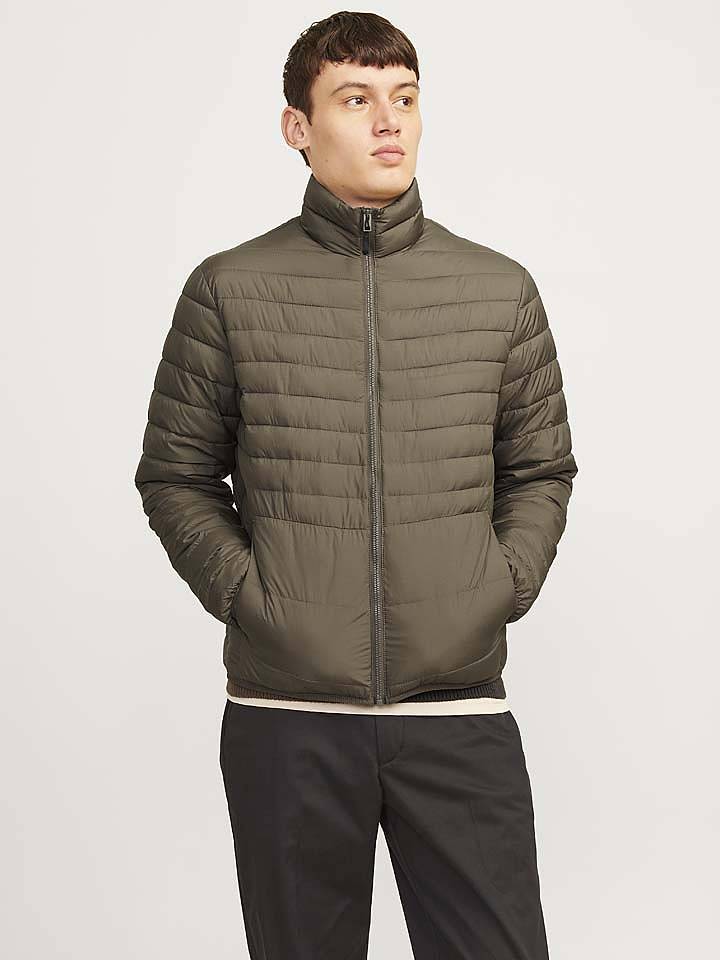 Jack & Jones Steppjacke "Estate" in Khaki - XL