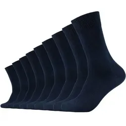 CAMANO Herren Socken Online comfort cotton Socks 9p, Größe 39-42 in Blau Blau
