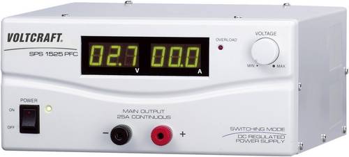 VOLTCRAFT SPS 1525PFC Labornetzgerät, einstellbar 3 - 15 2 - 25A 375W Remote Anzahl Ausgänge 1 x