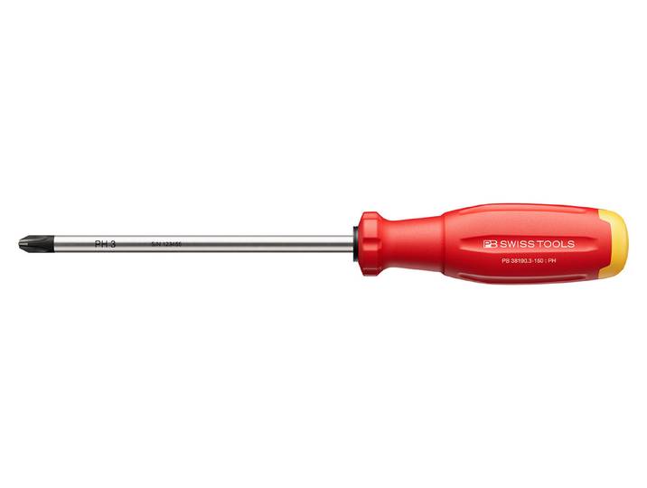 PB Swiss Tools Phillips-Schraubenzieher PB 38190 SwissGrip Evo Gr. 3 150 mm