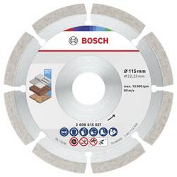 Bosch Accessories 2608615040 2608615040 Diamanttrennscheibe Durchmesser 115 mm Bohrungs-Ø 22.23 mm Beton, Ziegel, Weichgestein 10 St.