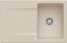Villeroy & Boch 333402AM Siluet 45 Almond Keramikspüle Excenterbetätigung Einbauspüle 45 cm Unterschrank