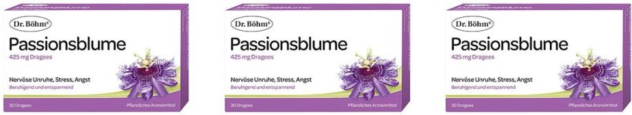 Dr. Böhm Passionsblume 425 mg Dragees 3x30stk