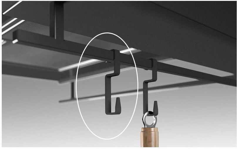 Accessorio cappa Airforce AFCGMESFRAME1 FRAME Gancio portamestolo Nero