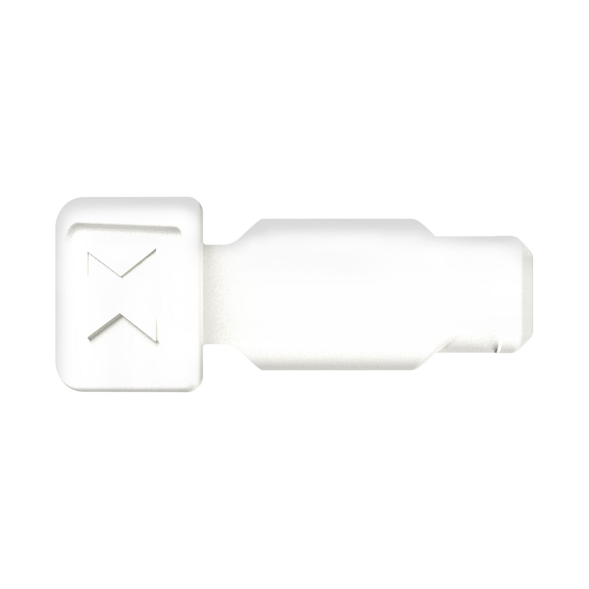 KNIPEX 00 61 10 CW ColorCode Clips weiß (10 Stück) 21 mm)
