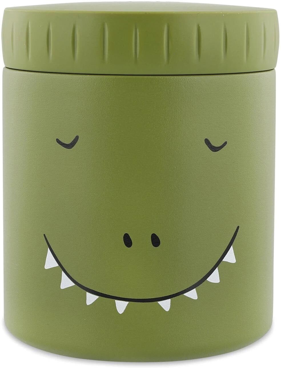 Thermobehälter TRIXIE "Dino 350 ml", Baby, grün (olivgrün), Lebensmittelaufbewahrungsbehälter Thermobehälter olivgrün Einheitsgröße