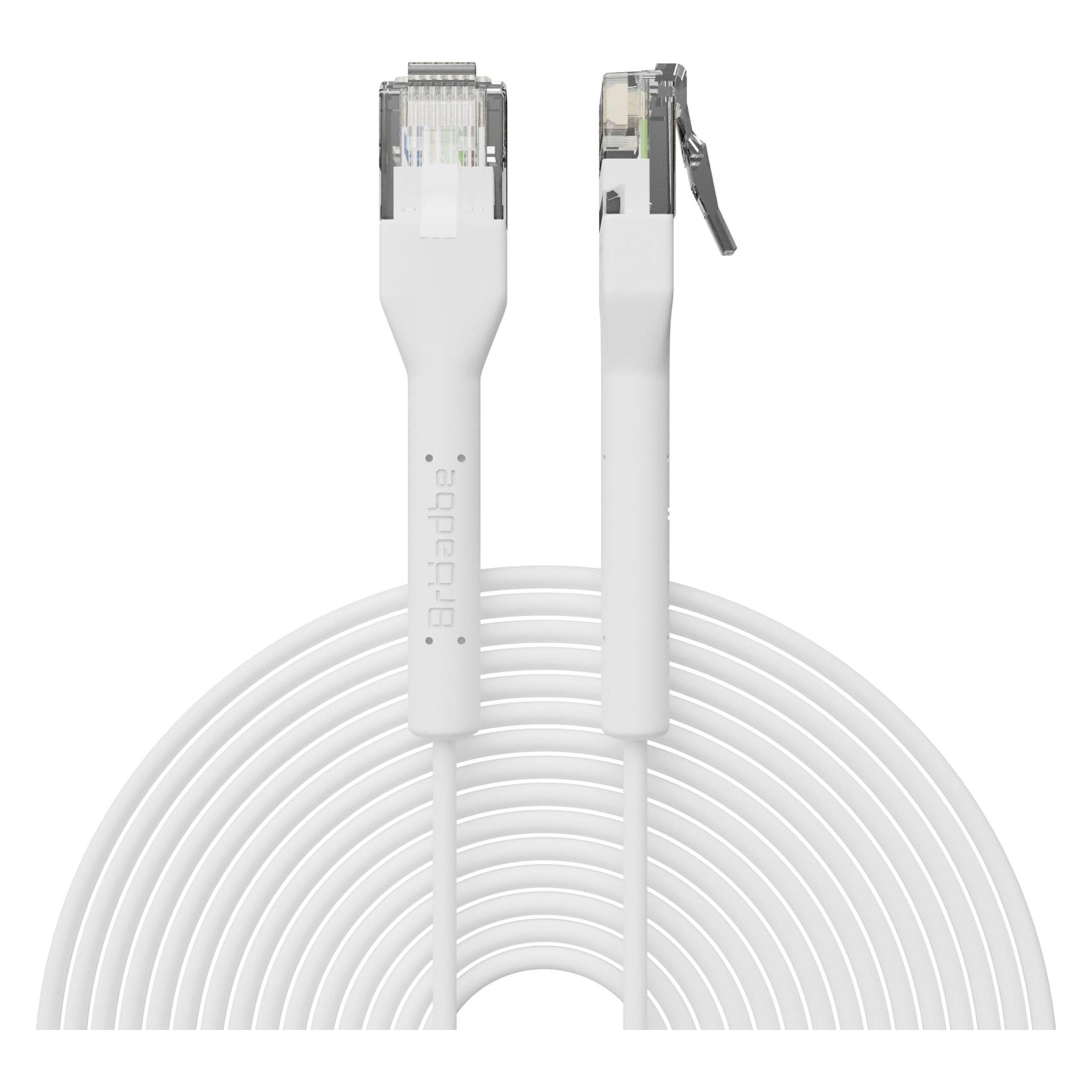 Broadbe Slim Patch Cable 5G White 20m Cable-Patch-Cat6-WT-20M-Slim (CAT6, 20 m) (Cable-Patch-Cat6-WT-20M-Slim)