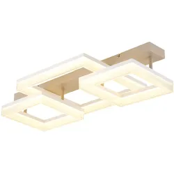 Globo Lighting LED-Deckenleuchte ZARA - B/H/T ca. 66.00x12.30x33.00