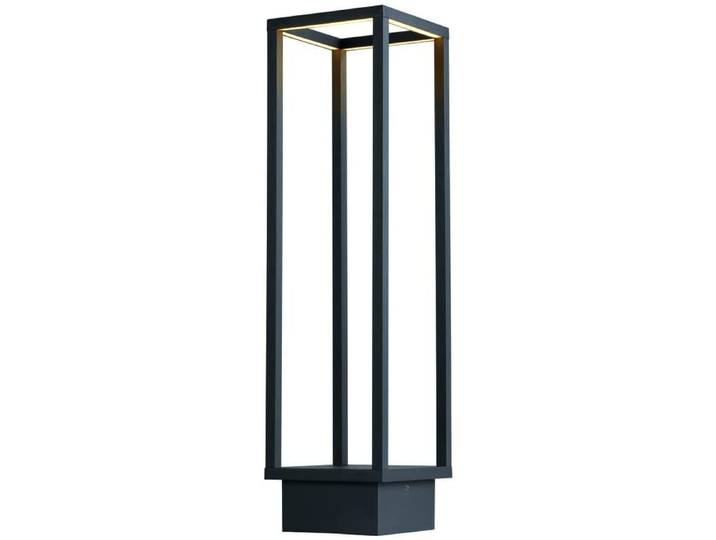 SLV Stehleuchte QUADRULO / LED Außen-Beleuchtung für Wege, Wände, Eingänge, Outdoor Garten-Lampe / IP55 3000K 7W 340lm anthrazit