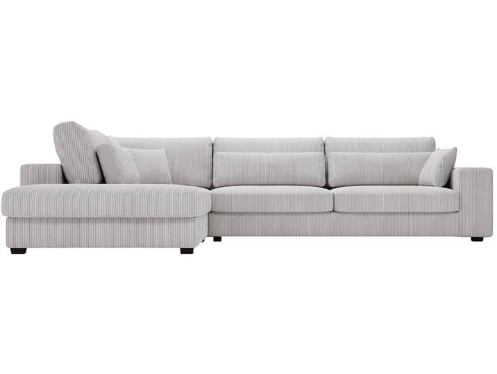 Ecksofa CARMEX Stoff grau