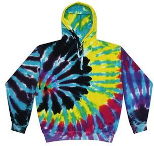 Tie-Dye CD877Y Youth Tie Dye Pullover Hoodie in Flashback size M 10-12 8777Y, T8777Y