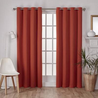 Porch & Den Boosalis Sateen Twill Blackout Curtain Panel Pair