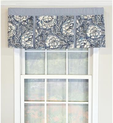 RLF HOME Peony Ball Pleated Valance