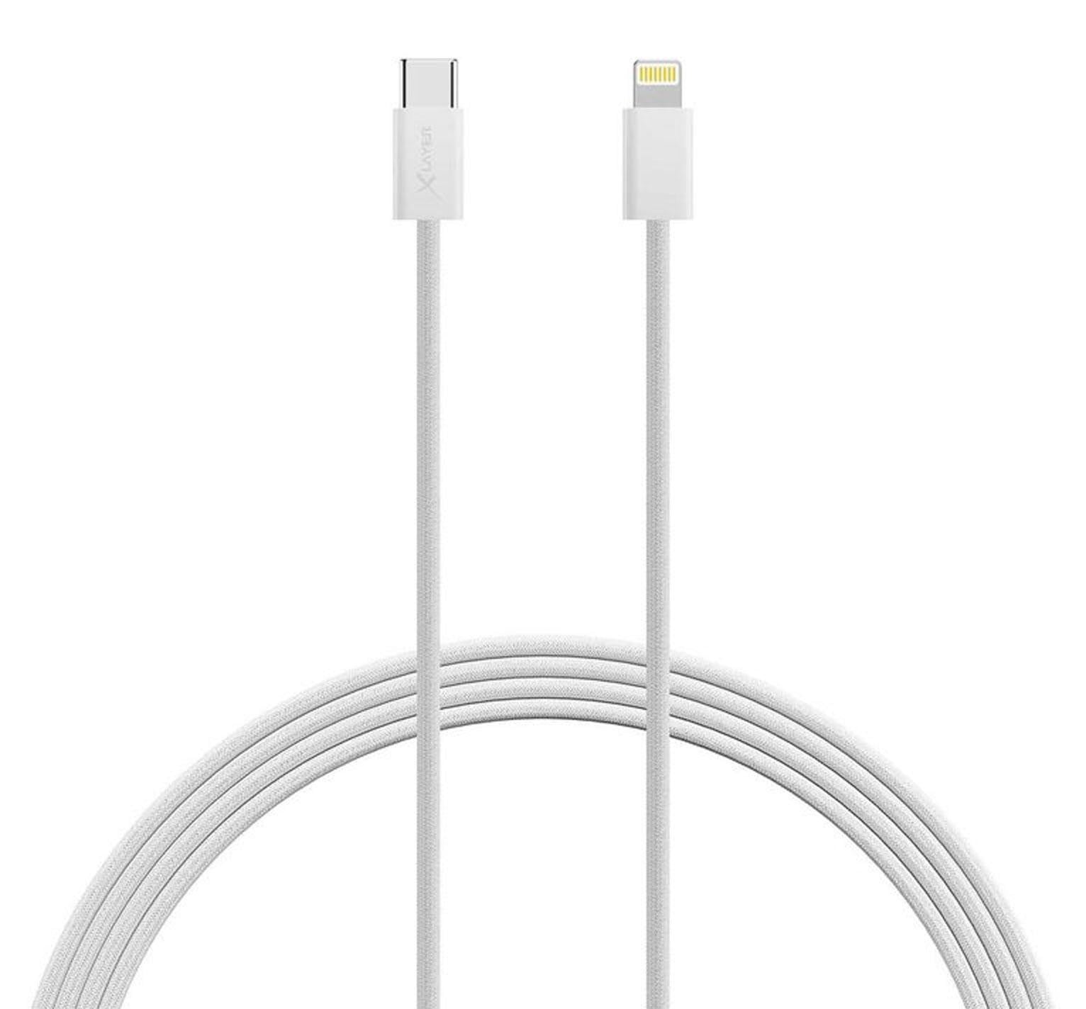 Xlayer USB C USB-Kabel, 2,0 m, wit