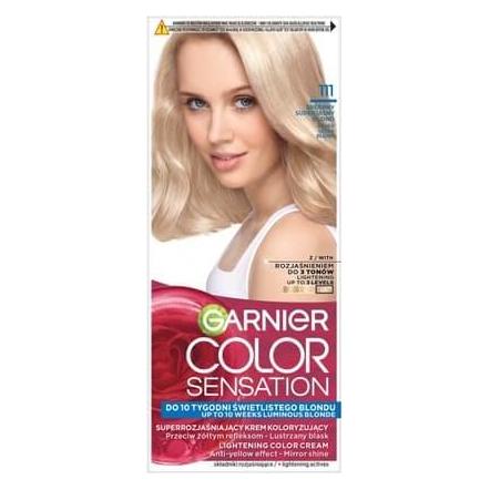 Garnier Color Sensation cream coloring 111 Silver U. Blond - Silver super-bright blond - 0341045 (Silberblond) (3600541136892)