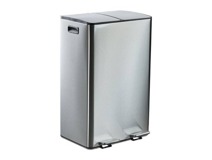Relaxdays Mülleimer 2 x 30 Liter