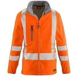 BIG Arbeitsschutz,  Warnschutz-Softshelljacke TYLE leuchtorange,Gr.XXL (XXL)