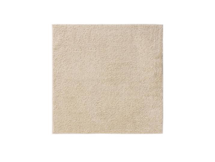 benuta Hochflorteppich Soho waschbar Cream 200/200 cm, Creme, Kunststoff, Uni, Quadratisch, 200x200 cm, pflegeleicht, Teppiche & Böden, Teppich, Hochflorteppiche & Shaggys