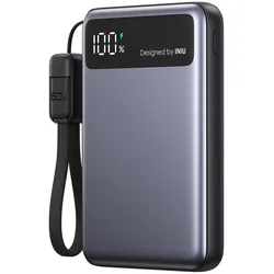 INIU INIUPB10POCKETPROSBK Powerbank (10000 mAh, 45 W), Powerbank, Schwarz