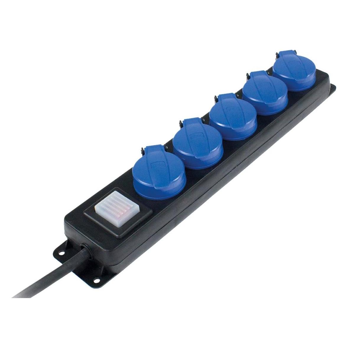 As - Schwabe CEE Steckdosenleiste mit Schalter (5x, CEE 7/3, 4.50 m) (38619)
