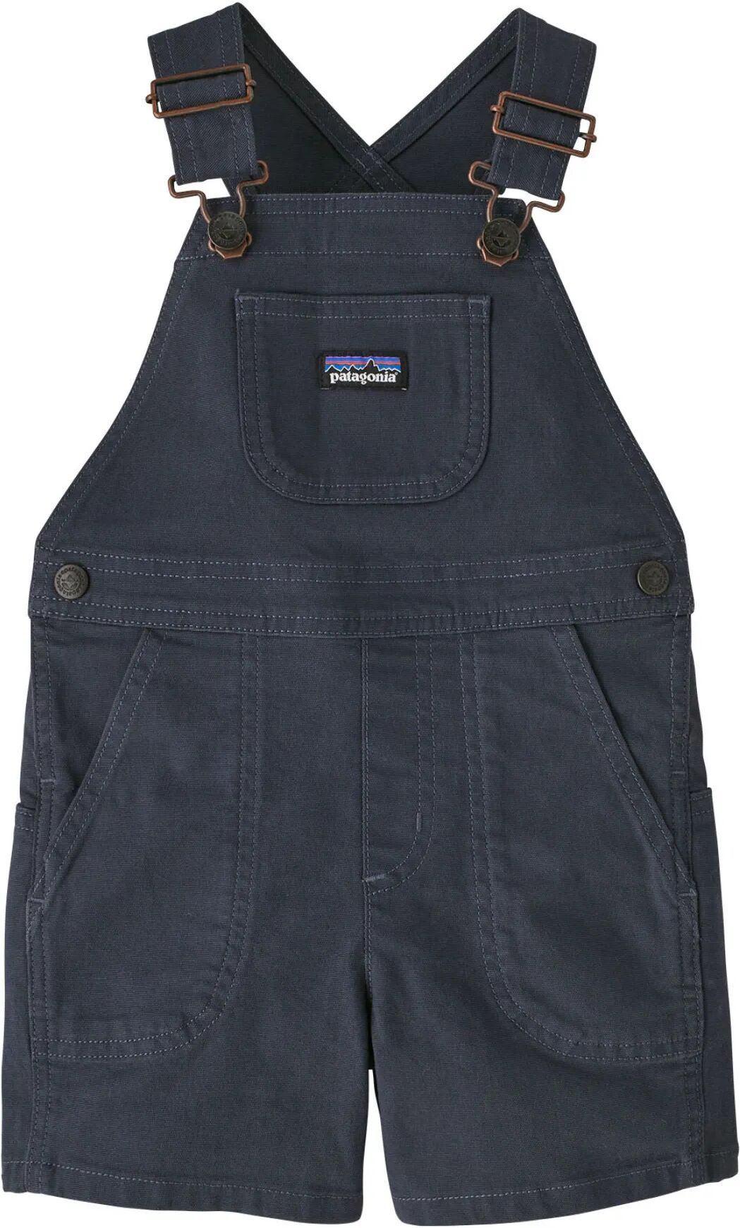 Patagonia Combinaison Short Stand Up Coton Bio Bleu gris 3 ans