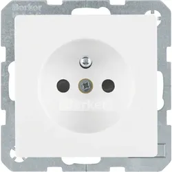 Berker Steckdose mit Schutzkontakt Q.1 po 6765766089