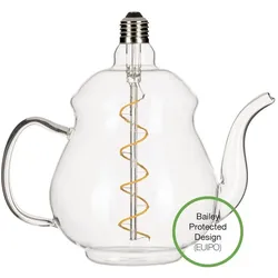 Bailey | LED Teekanne | Große Glühbirne E27 Dimmbar | 4W