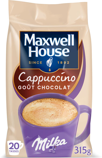 Maxwell House - Cappuccino Milka - Löslicher Kaffee 315 G - MaxiCoffee