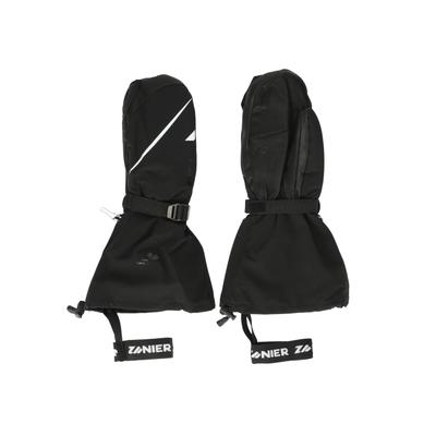 Fäustlinge ZANIER "70 North", Damen, Gr. 7, schwarz, 100% Polyester, Handschuhe Fäustlinge, mit weit geschnittenem Schaft