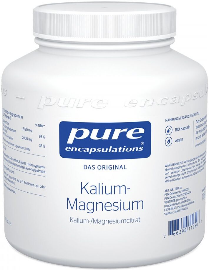 Pure Encapsulations Kalium Magnesiumcitrat Kapseln
