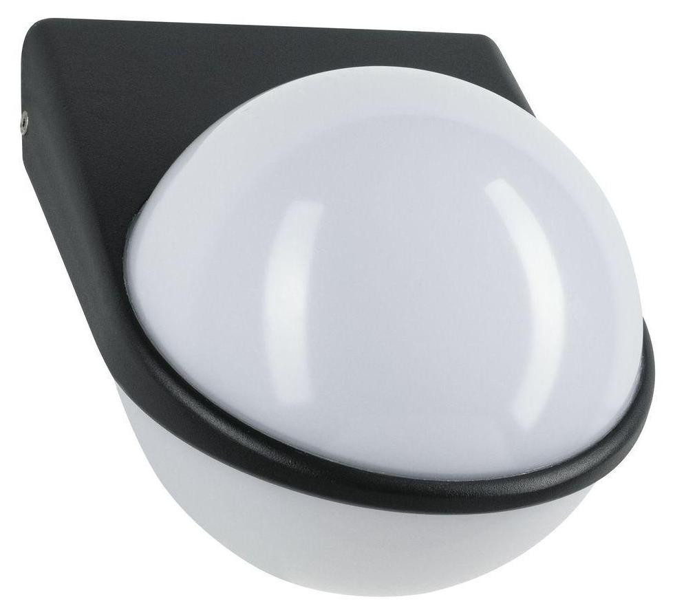 Paulmann Sphea LED-buitenwandlamp, antraciet, 10W, 950lm, 3000K, IP44